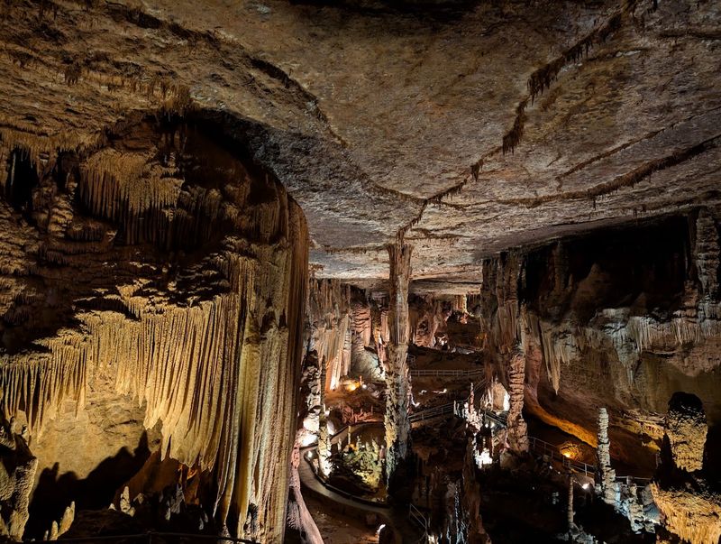 Glowing Cavern Walls And Shadowed Passageways Glowing Cavern Walls And Shadowed Passageways
