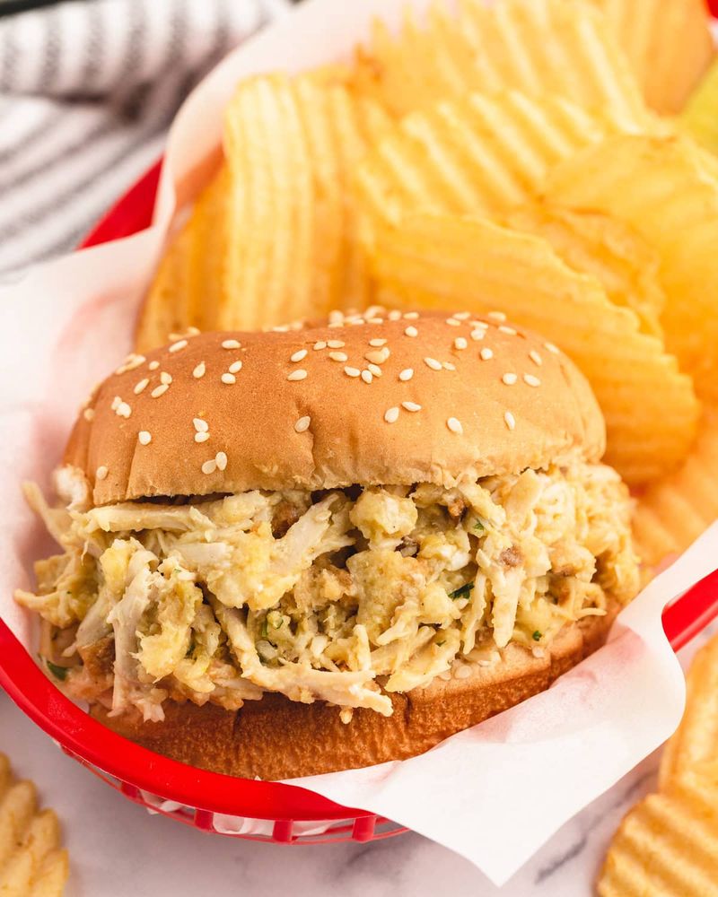 Shredded Chicken Sandwiches: Potluck Royalty