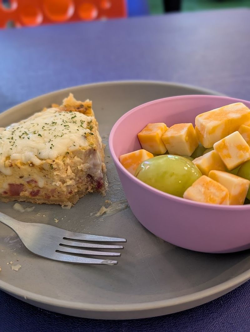 Savory Quiche And Buttery Biscuits With Rich Gravy
