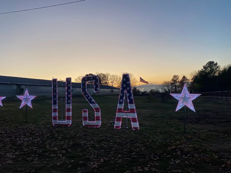 Golden Hour Sweeps Over The Fairgrounds