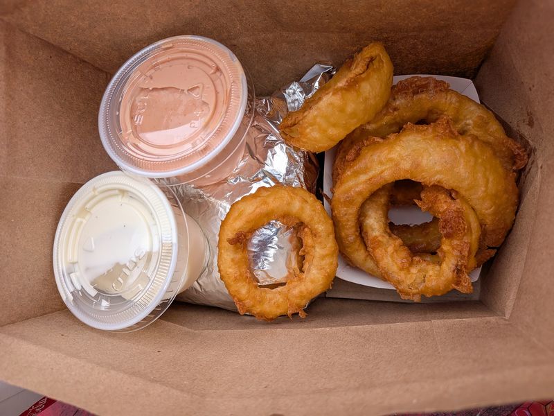 Golden Onion Rings And Fried Mushrooms Steal Plenty Of Spotlight