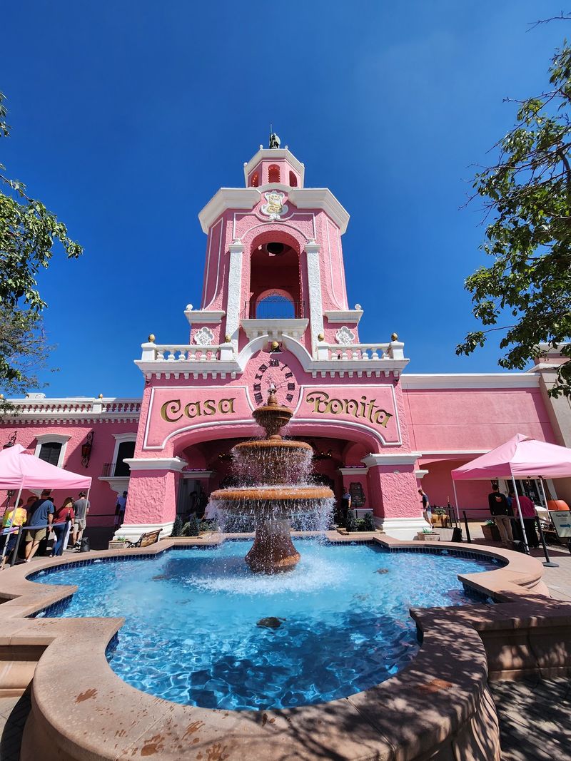 Good Luck Missing The Giant Pink Tower Out Front