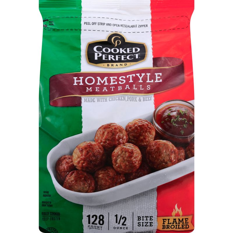 Cooked Perfect Homestyle Meatballs