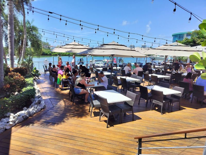 Grab A Deck Seat And Watch The Boats Drift By