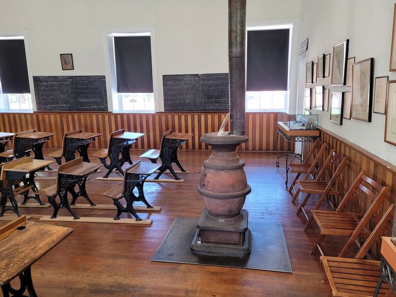 Grab A Desk In The 1885 Schoolhouse And Read The Rules