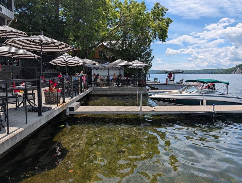 Grab A Patio Seat Where The Boats Practically Join You