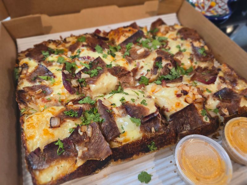 Grab A Spoon, Because The Birria Pizza Comes With Broth