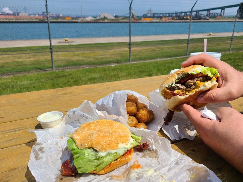 Grab A Table If You Want The River In The Background