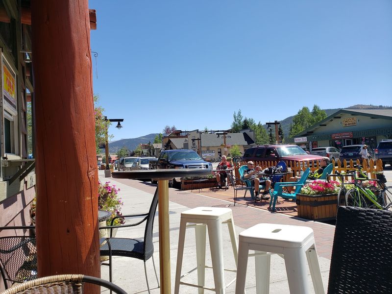 Grab An Outdoor Table And Soak Up Main Street
