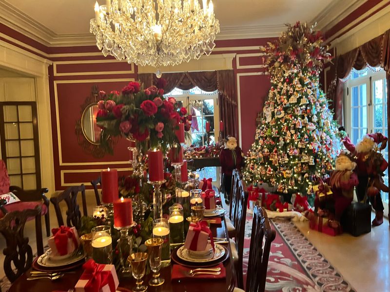 The Tate House – Christmas Lunch Buffet & Dessert Table