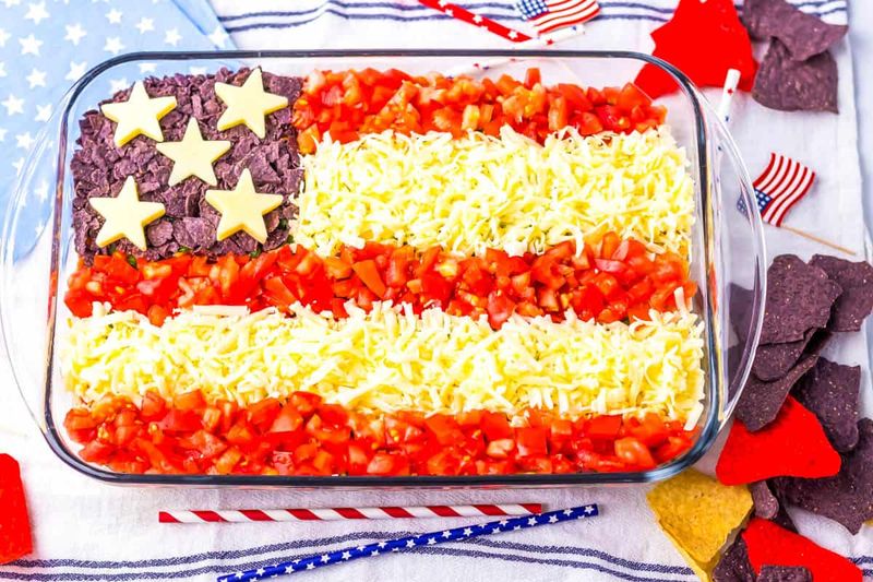 Old Glory Guacamole Flag Dip
