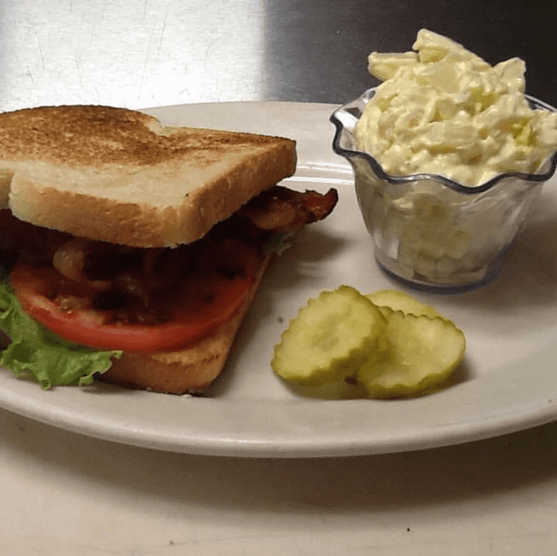 Soup And Tuna Or Chicken Salad Sandwich