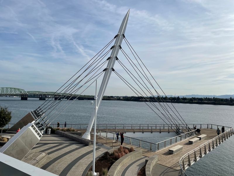 Grant Street Pier And Sweeping River Views