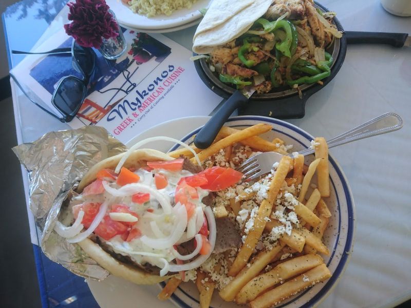 Mykonos Fries, Feta And Fun
