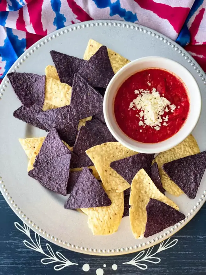 Rocket's Red Glare Roasted Pepper Dip
