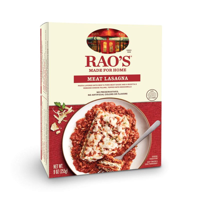 Rao's Meat Lasagna: Premium Freezer Indulgence