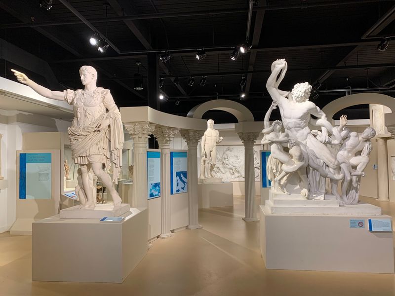 Greek And Roman Statues Steal The Show Downstairs
