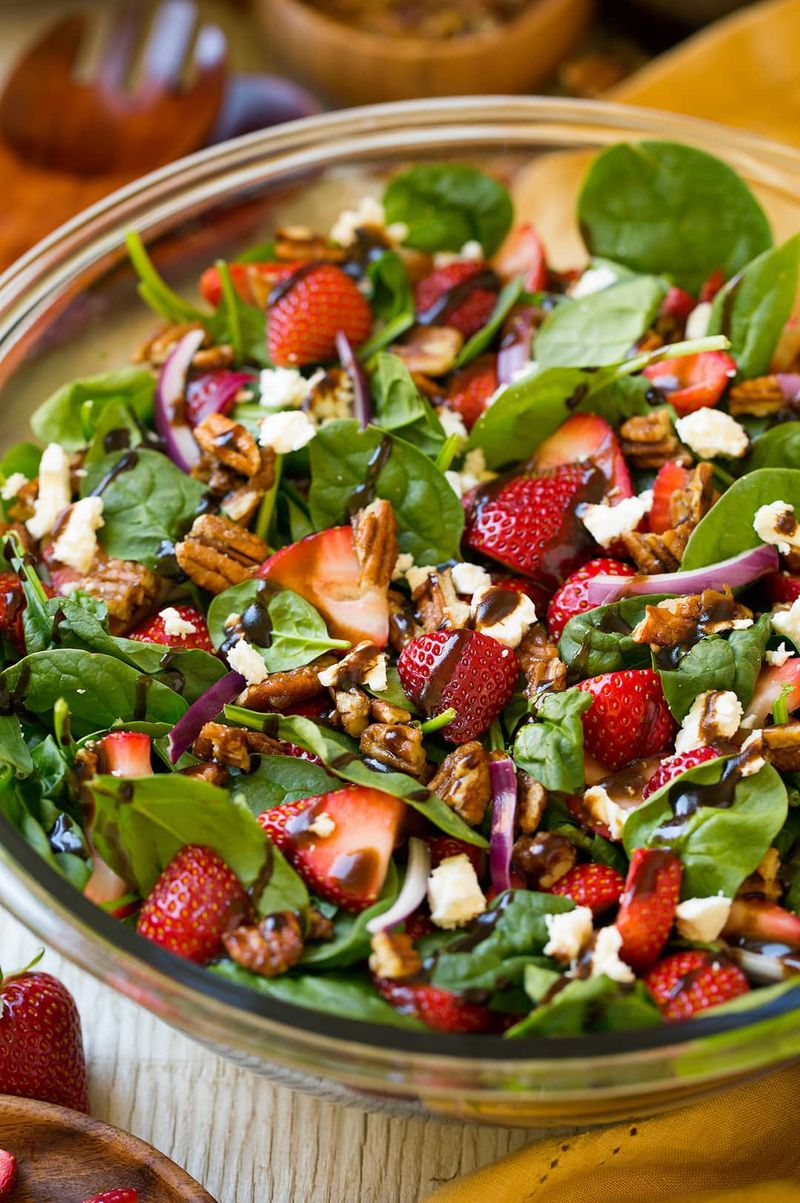 Strawberry Spinach Salad