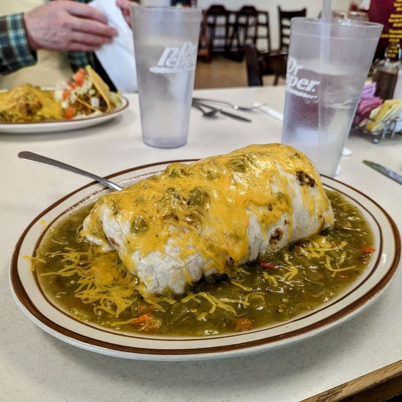 Smothered Breakfast Burrito – Ramona's Mexican Café, Albuquerque