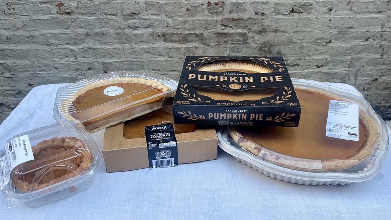 Store-bought pumpkin pie