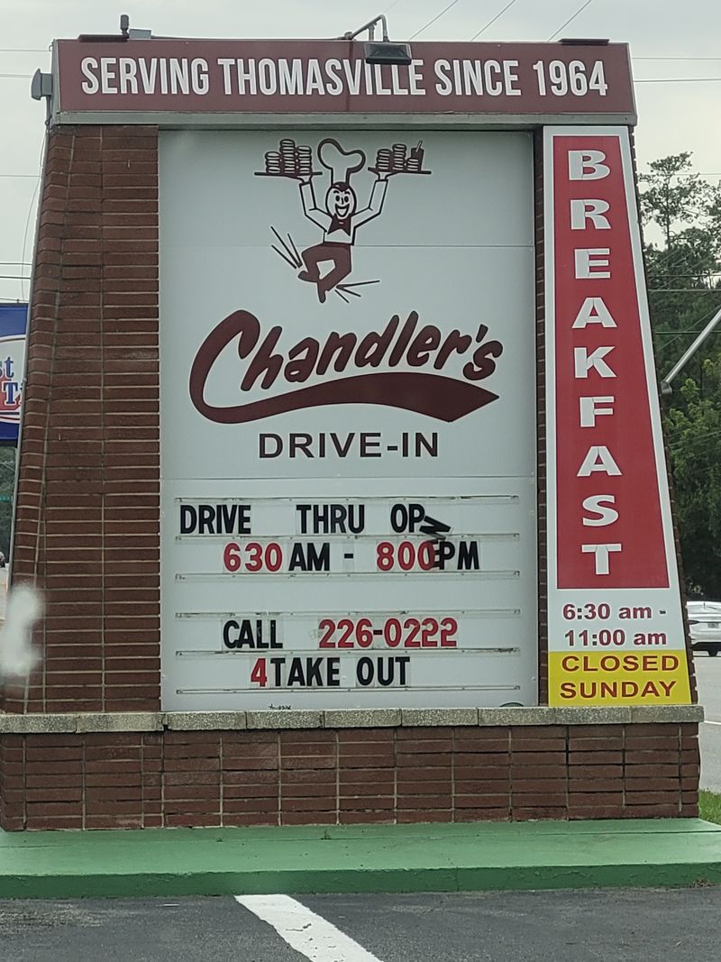 Chandler's Drive-In, Thomasville, Georgia, GA 31792