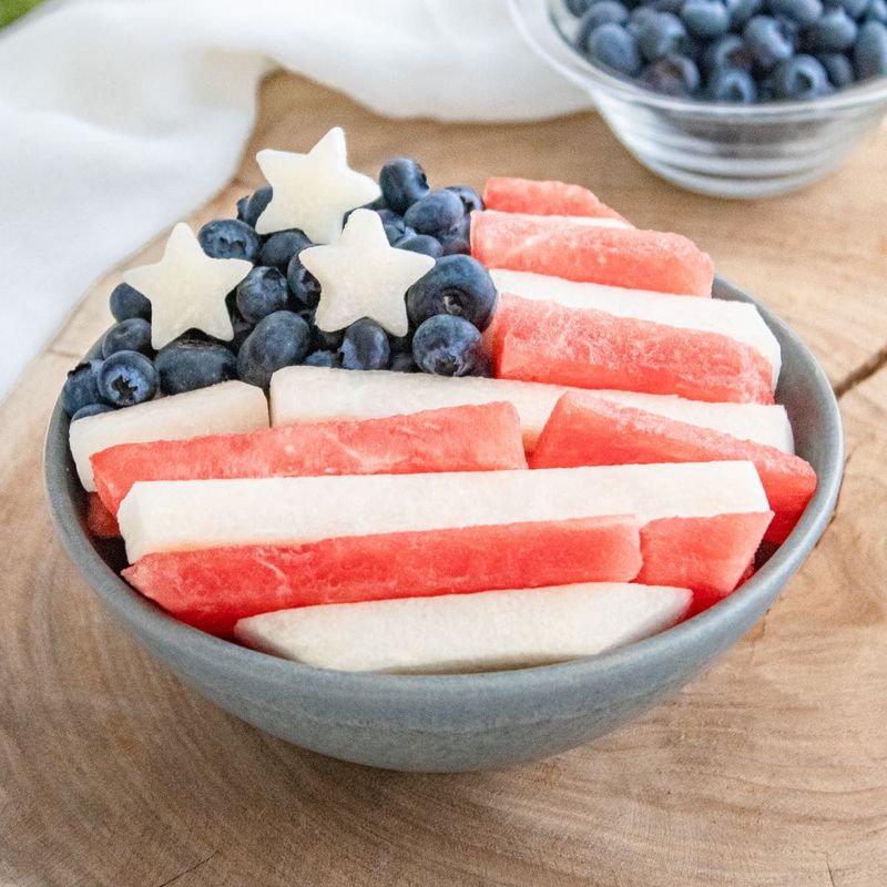 Star-Shaped Watermelon Feta Bites