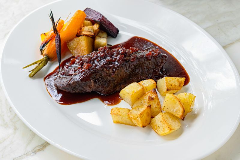 Slow-Cooked Pot Roast Plate