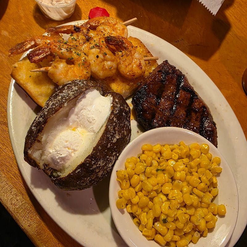 Baked Potato Loaded with Only Butter and Cheese