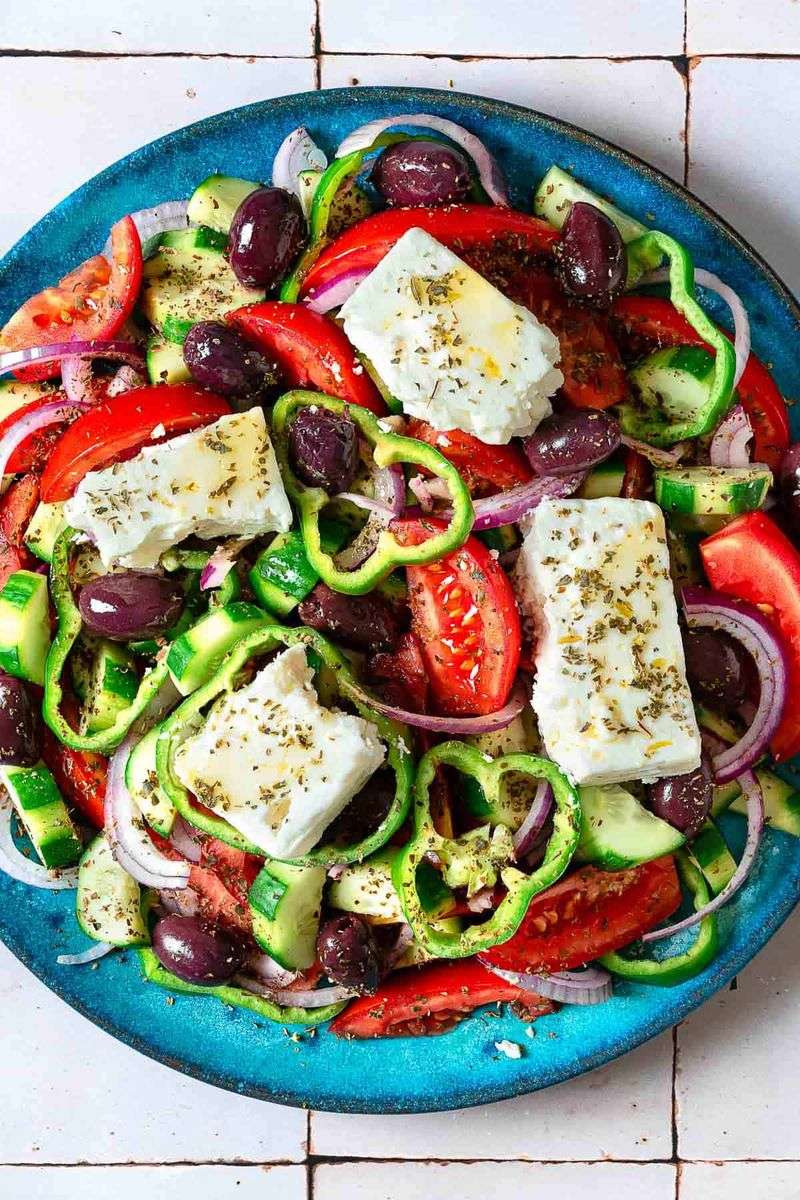 Greek Cucumber Salad: Mediterranean Vacation in a Bowl