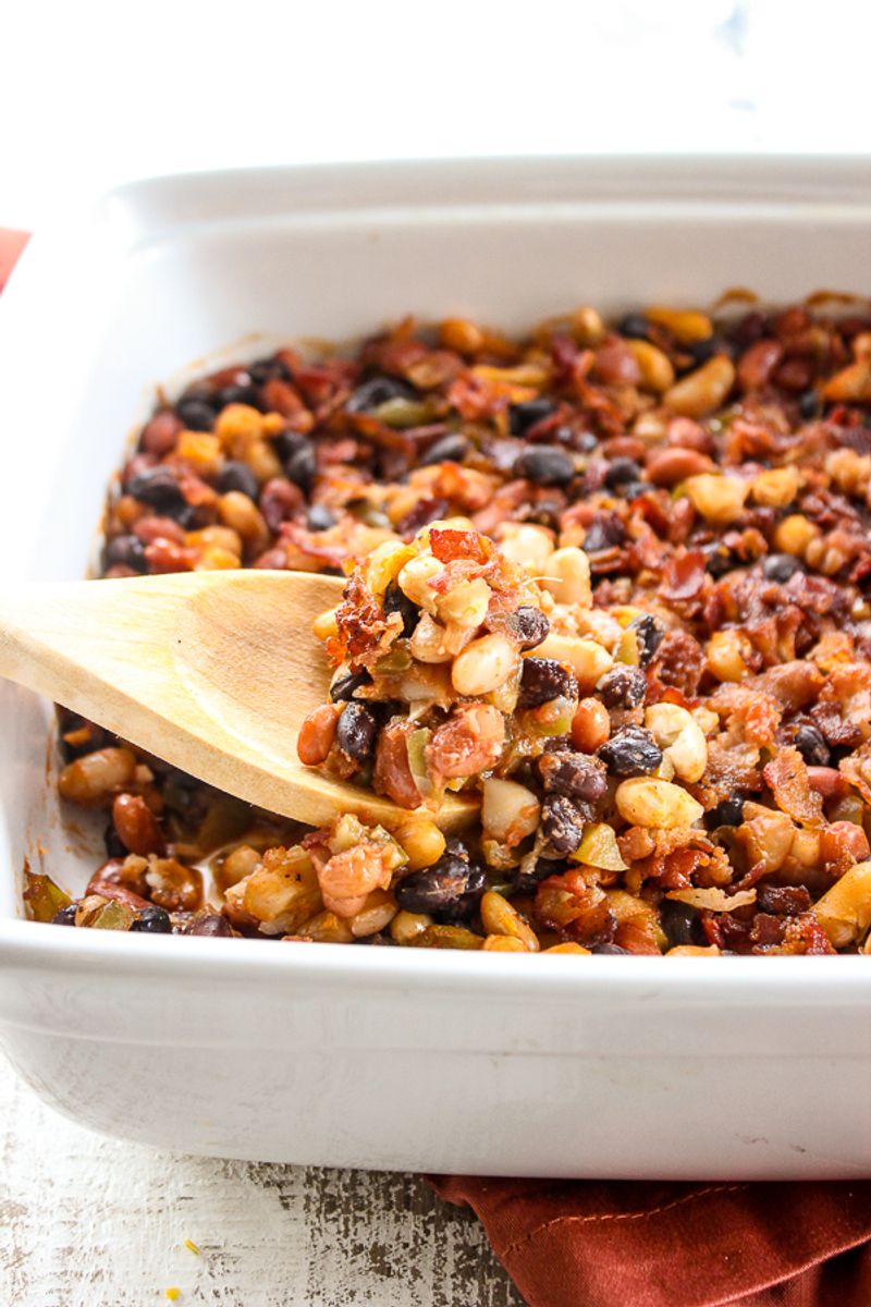 Smoky Three-Bean Baked Beans
