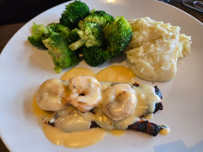 Bacon Wrapped Shrimp With Seasoned Rice