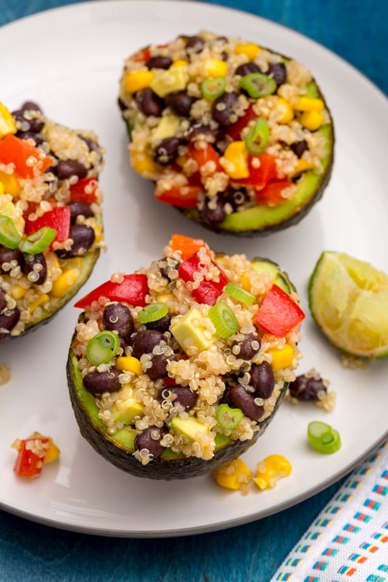 Stuffed Avocado Salad Boats