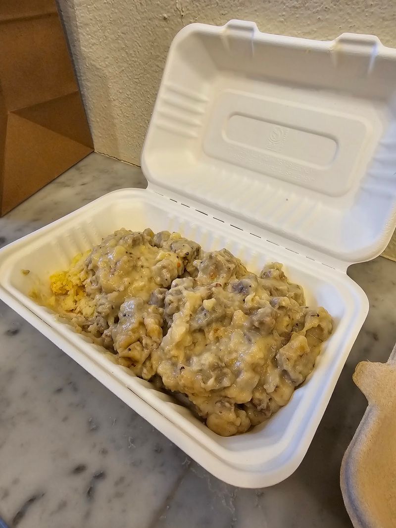 Grits Served In A Biscuit Bowl Grits Served In A Biscuit Bowl