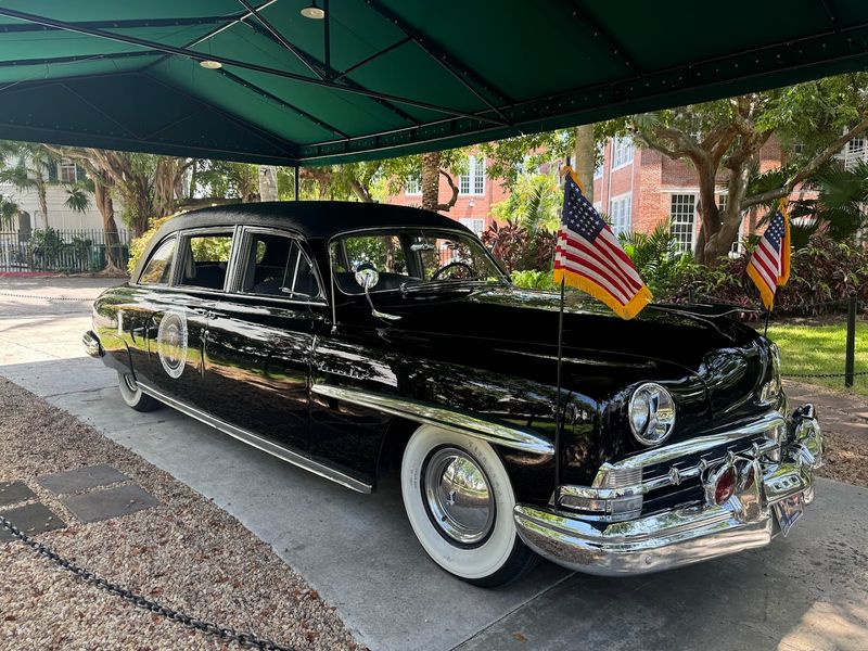 The Presidential Limousine Sits On The Grounds