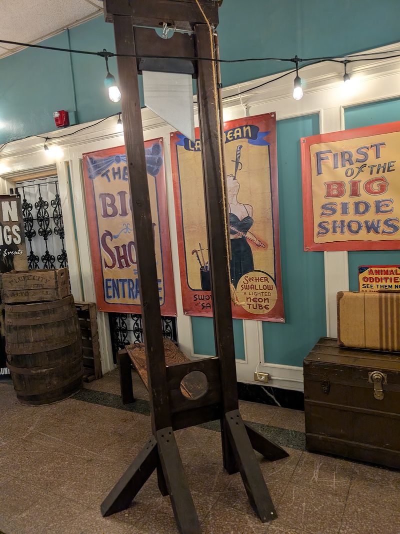 Guillotine, Autopsy Table, And Other Jaw-Droppers Guillotine, Autopsy Table, And Other Jaw-Droppers