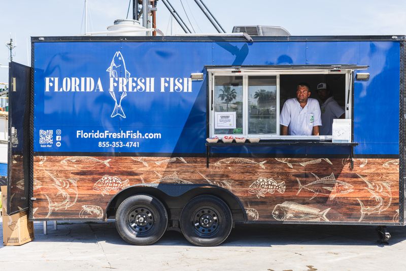 The Food Truck at Florida Fresh Fish, Fort Pierce