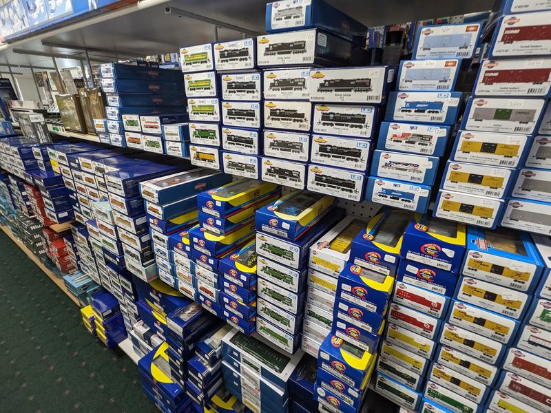 HO Scale Treasures Stacked Floor to Ceiling HO Scale Treasures Stacked Floor to Ceiling