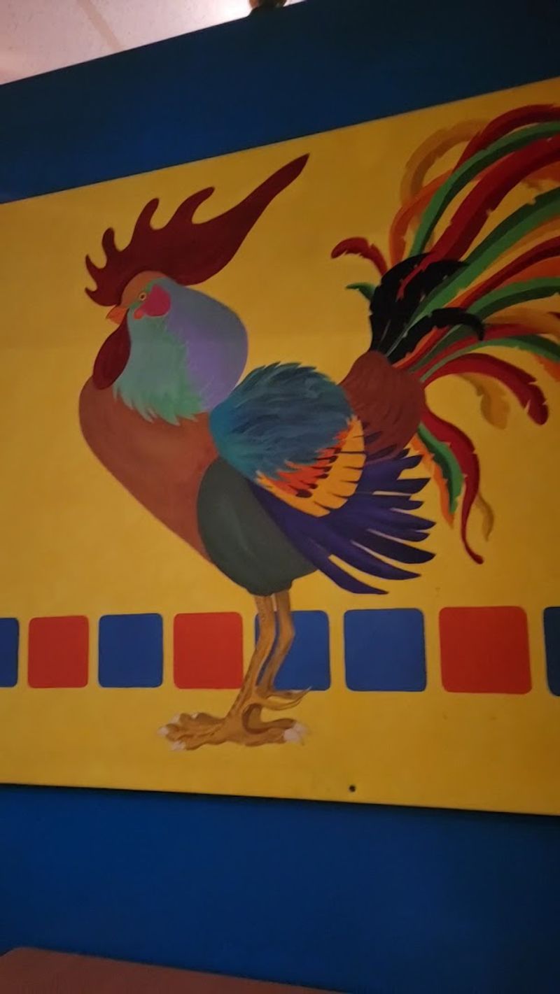 Chicken Paintings Cover Every Inch Of The Walls