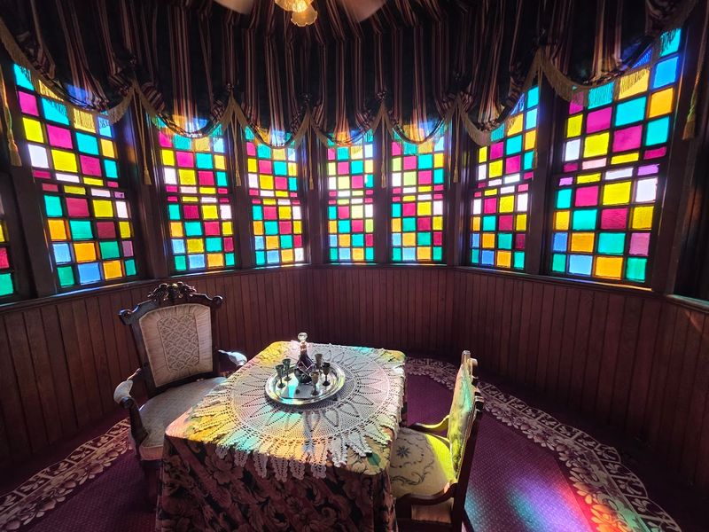 Stained Glass Panels Scatter Jewel Toned Light