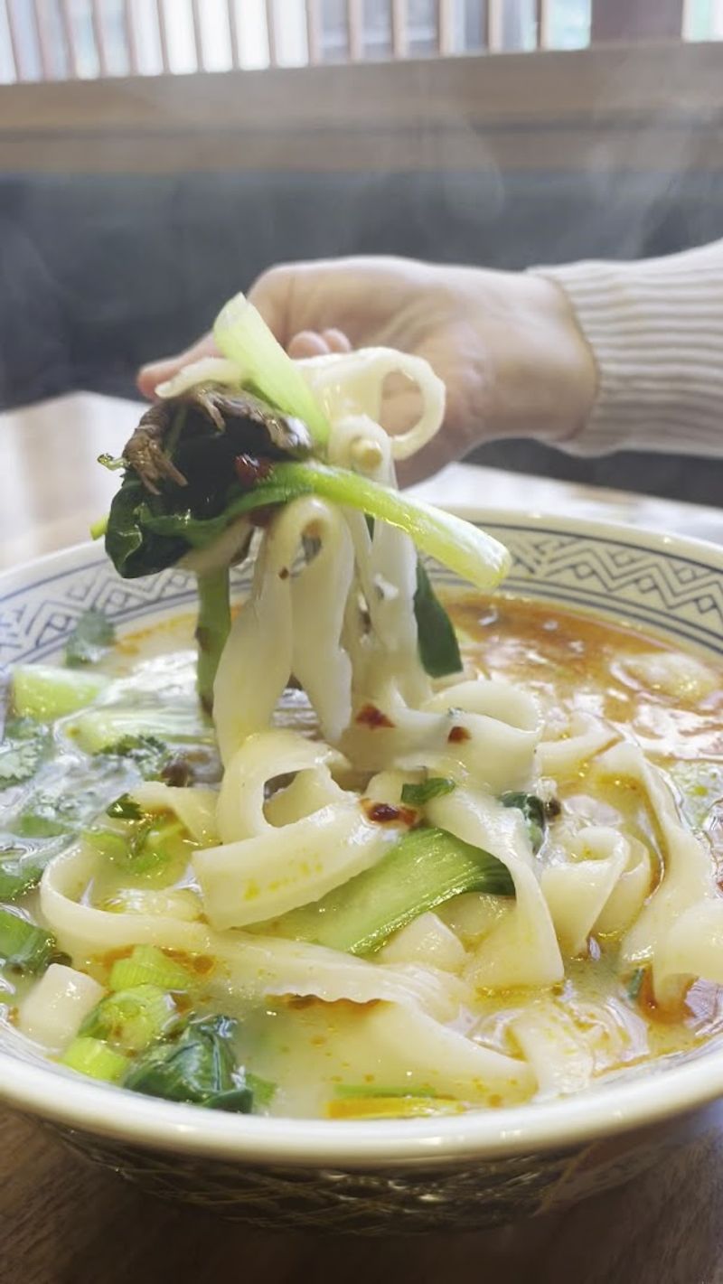 Hand-Pulled Noodles That Are Made Fresh Right Before Your Eyes