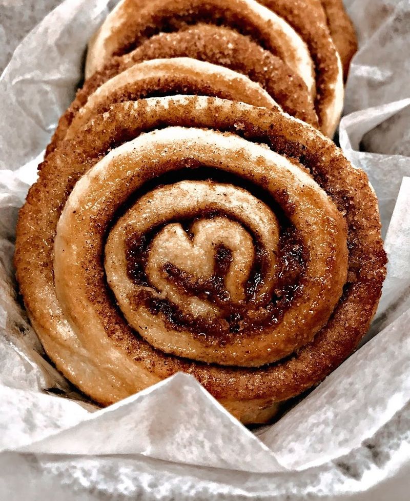 Cinnamon Swirls Baked Until Edges Turn Perfectly Golden