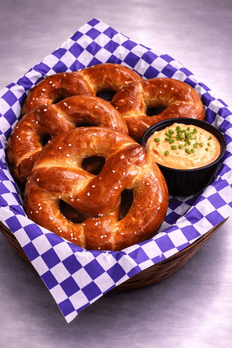 Hand-Twisted Bavarian Pretzels