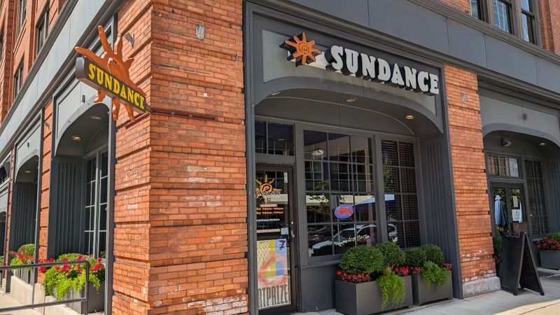 Sundance Grill & Bar – Grand Rapids' Wet Burrito With Green Chiles (Downtown Grand Rapids)