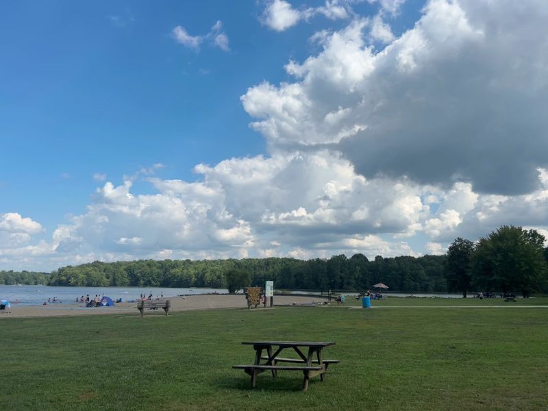 Hardy Lake State Recreation Area Beach