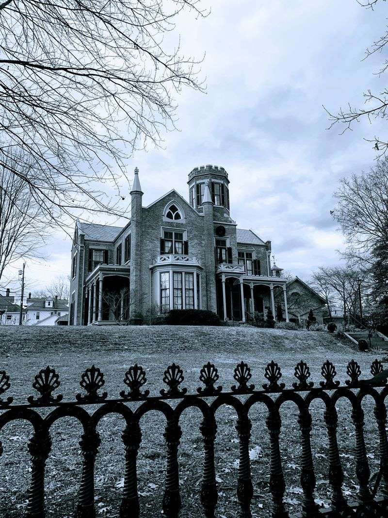 Mound Cemetery: Stone, Grass, And Sky