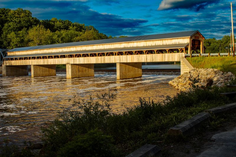 Harpersfield Covered Bridge, Geneva