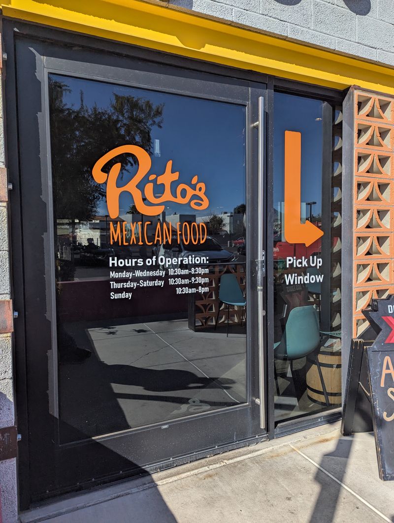 Rito's Mexican Food Walk-Up Window