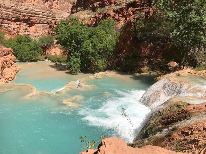 Havasu Falls And Havasu Creek