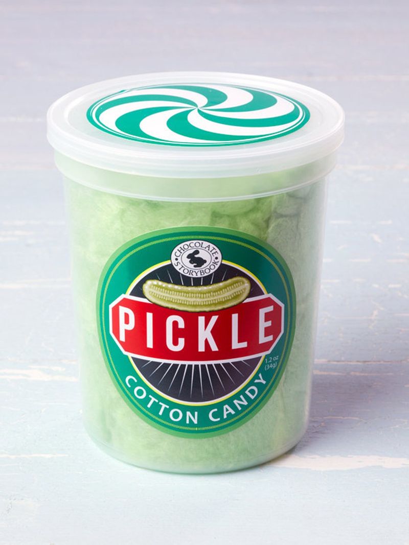 Pickle-Flavored Cotton Candy