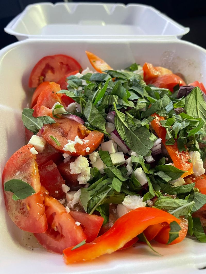 Healthy Plates and Horiatiki Salads